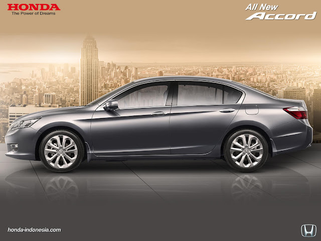 tampilan samping mewah pada honda all new accord