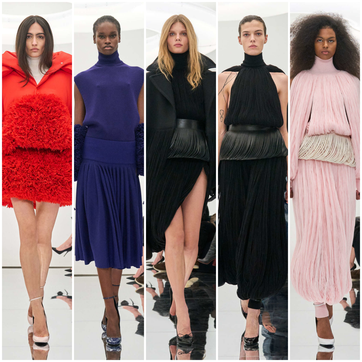 Alaïa Summer Fall 2024 collection fashion show 'La Robe Spirale'