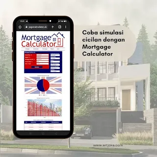 Simulasi cicilan rumah KPR dengan Mortgage Calculator