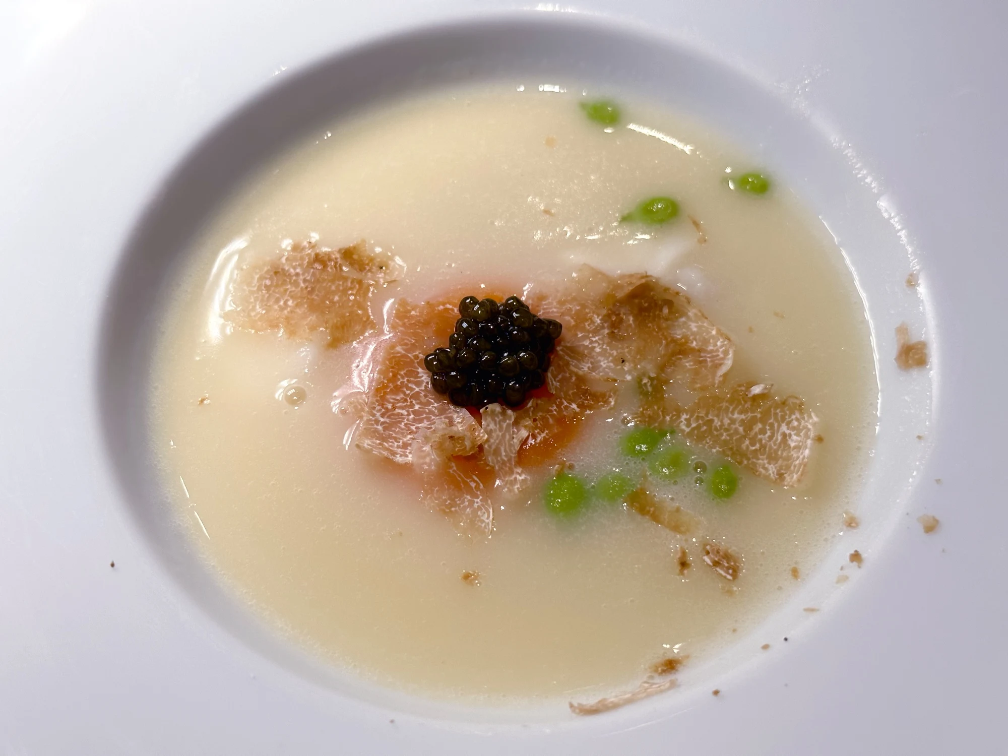 饗宴鐵板燒 白松露甜湯