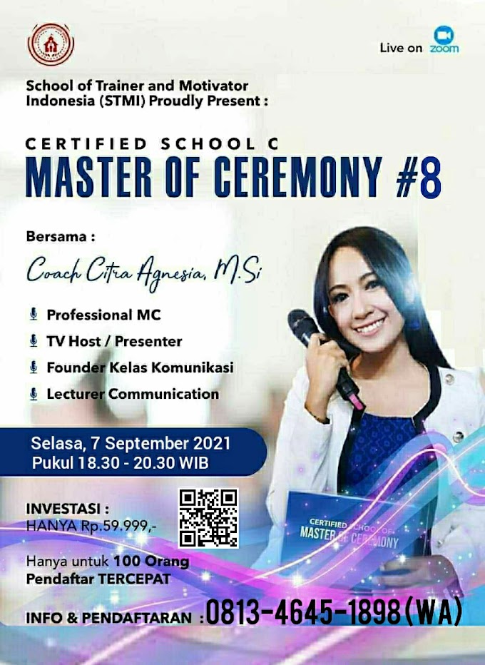 Certified Sekolah Master Of Ceremony Batch 8