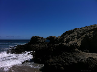 rocks and sea