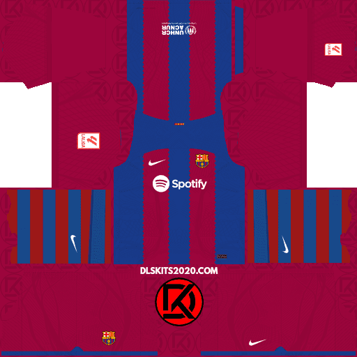 FC Barcelona Kits 2023-2024 Nike - Dream League Soccer Kits (Home)