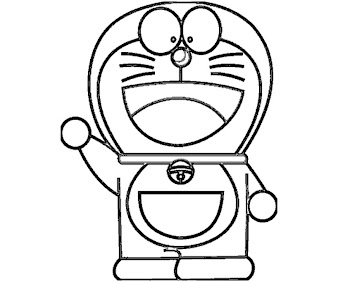 #5 Doraemon Coloring Page