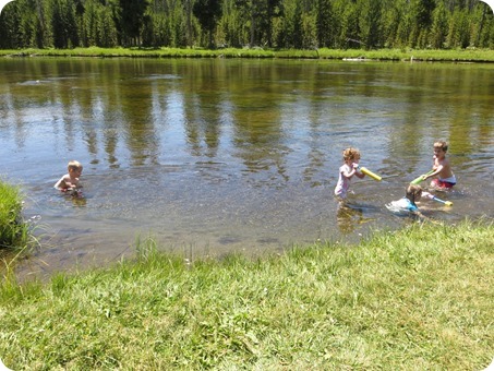 Firehole River Swimming