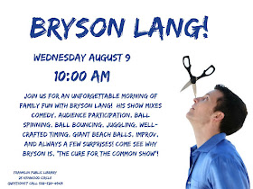 Franklin Library: Bryson Lang - Wednesday, Aug 9