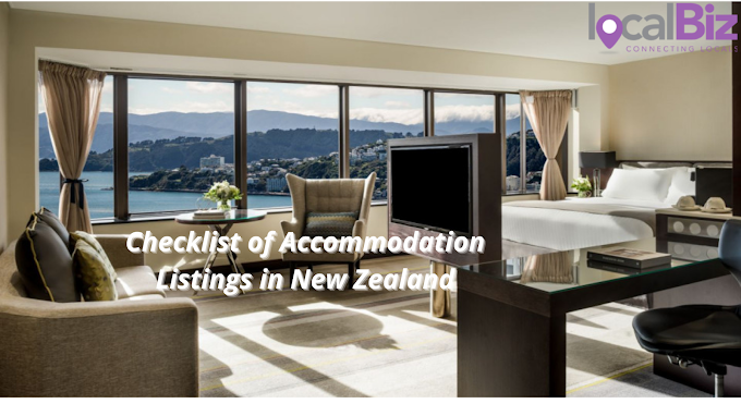 Checklist of Accommodation Listings in New Zealand.