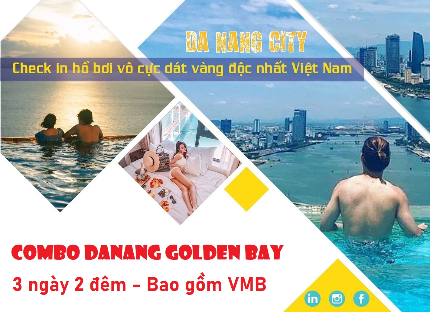 HCM | Combo Đà Nẵng Bao gồm Vé Máy Bay Bamboo Airways | 3N2Đ