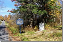 John Brown Tannery marker and museum entrance