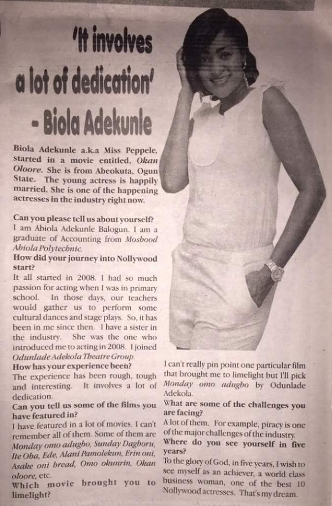 Encomium Magazine Features Biola Adekunle