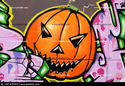 Cool Halloween Graffiti Wallpaper