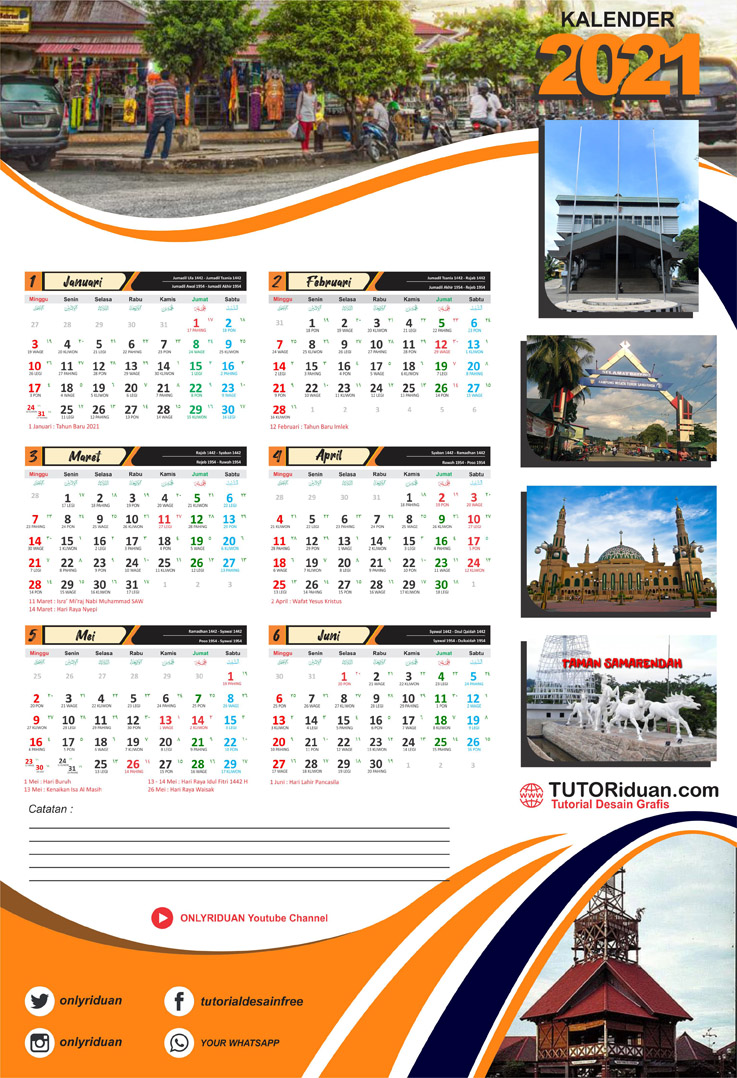 Konsep 61+ Desain Kalender 2021 Online