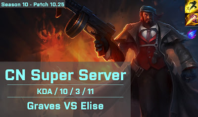 Graves JG vs Elise - CN Super Server 10.25