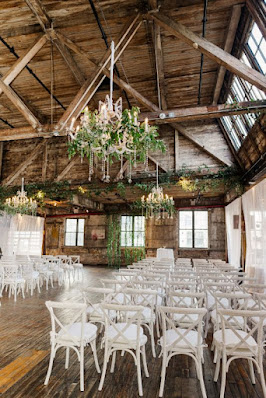 The Greenpoint Loft Wedding with Chrystal Chandelier