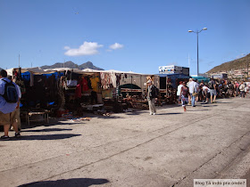 mercado de artesanato em Hout Bay