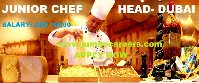 Chef salary for Dubai