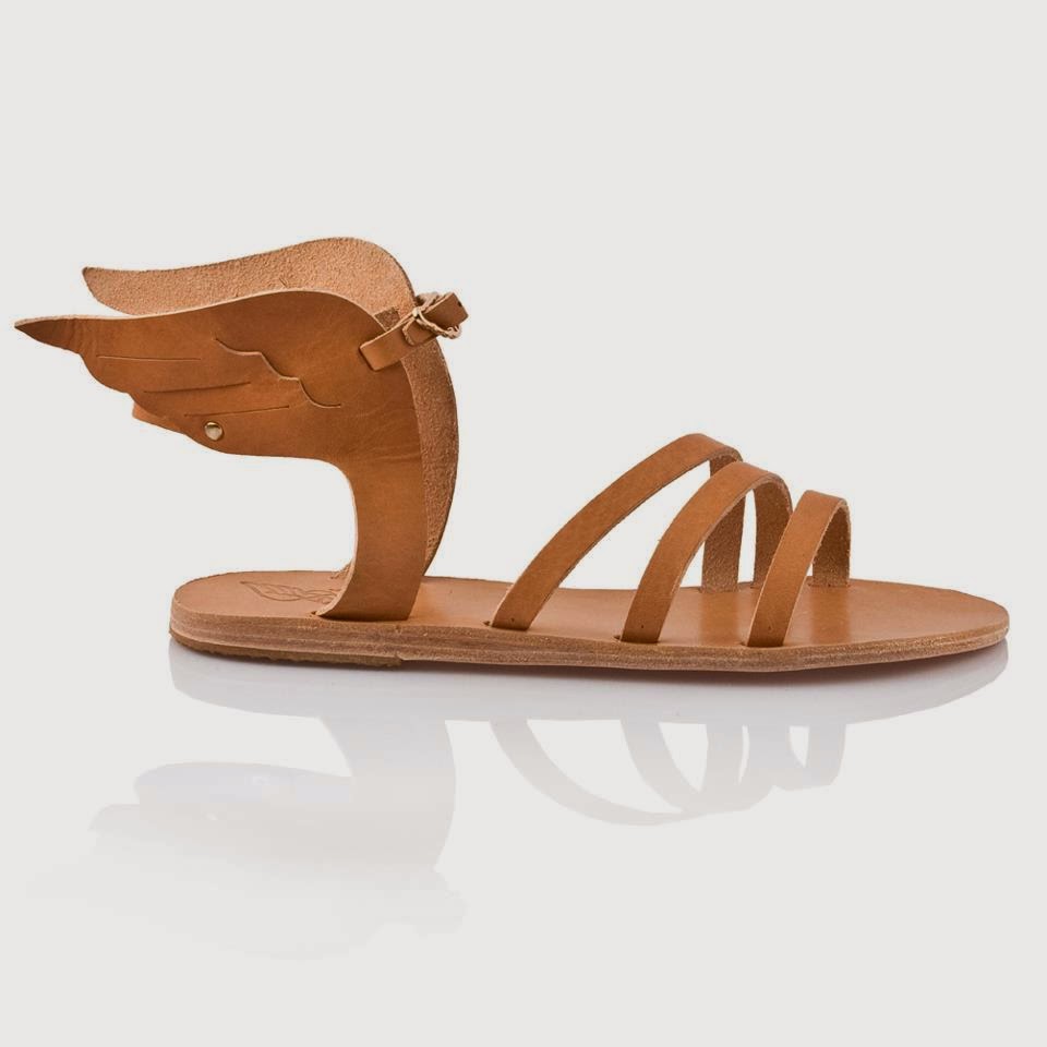 ... sandals are the ones with the wings inspired by the Greek God Hermes