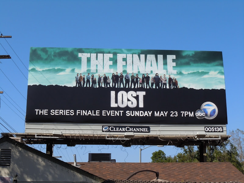 LOST finale TV billboard