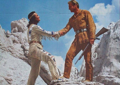  of Winnetou's usual sidekick Old Shatterhand played by Lex Barker 