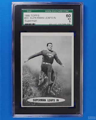 1966 Topps Superman #33 - Superman Leaps In