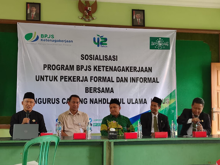 Sosialisasi Program BPJS Ketenagakerjaan untuk Pekerja Formal dan Informal bersama PC NU Kudus