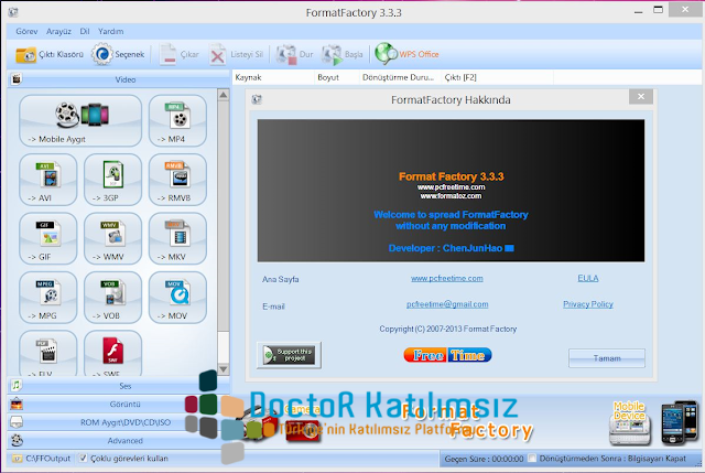 FormatFactory 3.3.3.0 Final ( TR ) Multilanguage [ x86 - x64 ] - Katılımsız