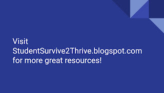 Visit studentsurvive2thrive.com for more resources