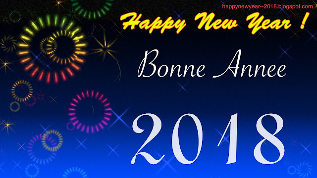 Bonne Annee 2018 French greetings