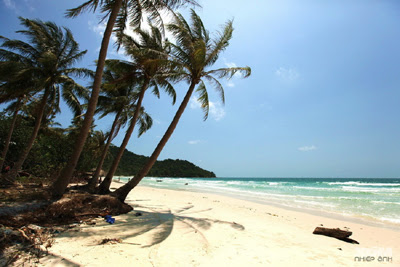 Đảo Phú Quốc với những bãi biển dài, cát trắng mịn màng
