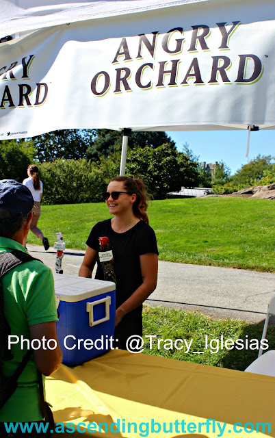 Angry Orchard Booth at Blues, Brews and Botany New York Botanical Garden NYBG Fall 2017