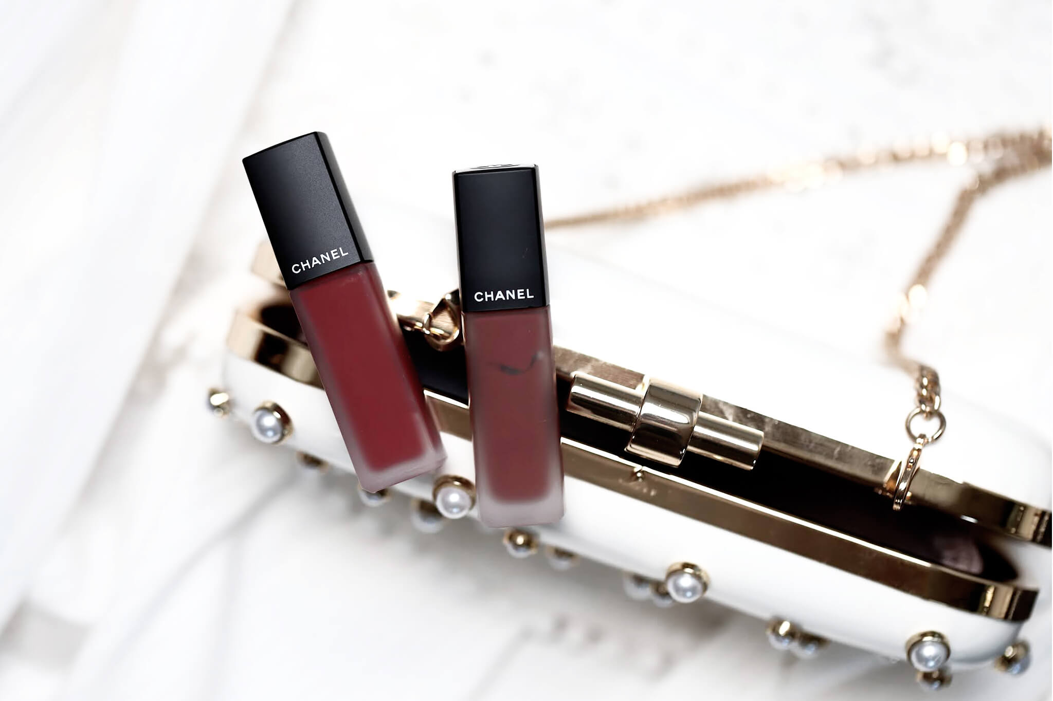 Chanel Rouge Allure Ink Fusion 836 Idyllique 834 Ambiguité