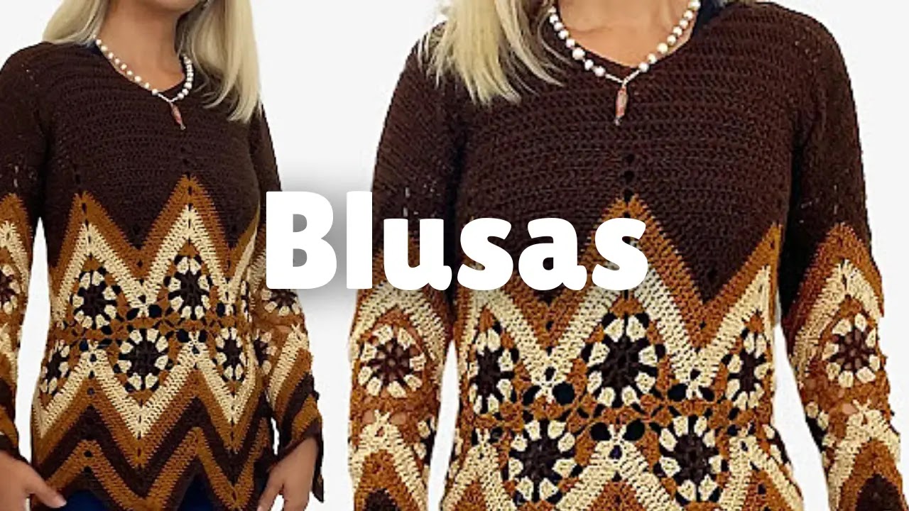 🌤️ 15 BLUSAS DE VERANO para dama a crochet | Tutoriales paso a gratis