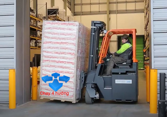 Xe nâng chạy 4 hướng Combi Lift