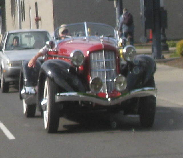 Auburn Speedster Driving home from the auto parts store this afternoon I 