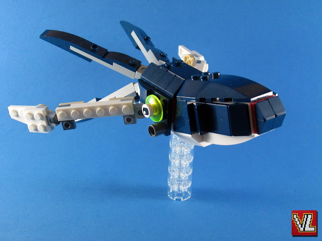 Set LEGO Creator 3in1 31088 Deep Sea Creatures - lula gigante