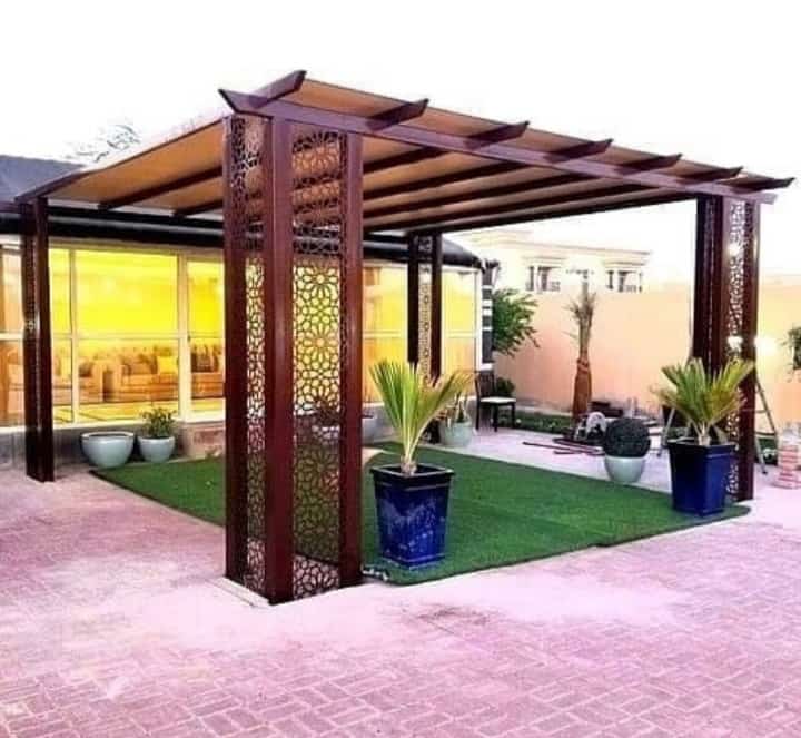 تصميم حدائق منزلية فى الرياض تزيين حوش البيت بأقل الأسعار بالرياض