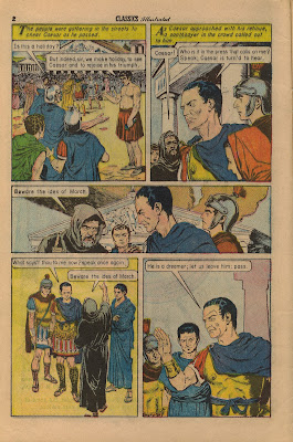 comic book shakespeare julius caesar ides of march classics illustrated