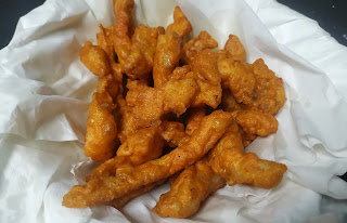 crisp deep fried chicken strips for dragon chicken