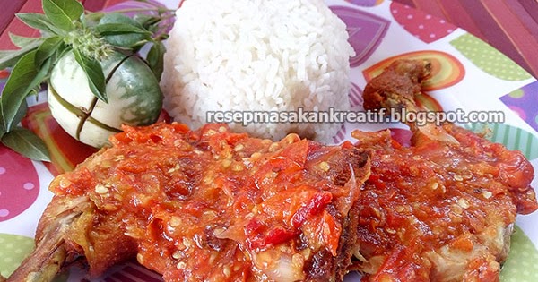 Resep Ayam Penyet Sederhana Gurih Pedas Meresap - Aneka 