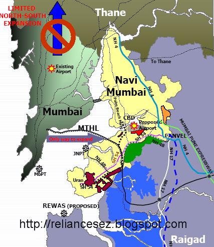 map of mumbai and navi mumbai Reliance Sez And India Real Estate Navi Maha Mumbai Sez Maps map of mumbai and navi mumbai