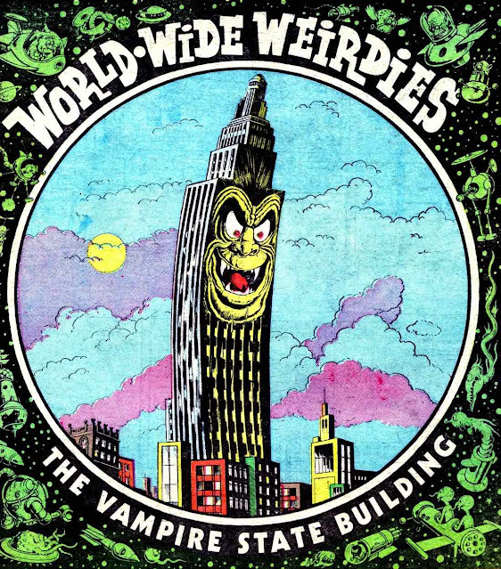 Ken Reid Weirdies, the vampire state building instead of the Empire State building