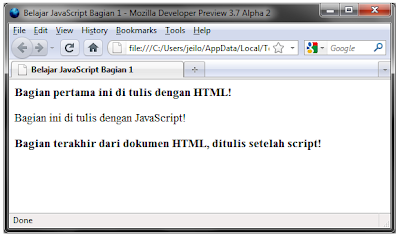 contoh program javascript