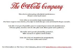 Hacked Coca Cola Site