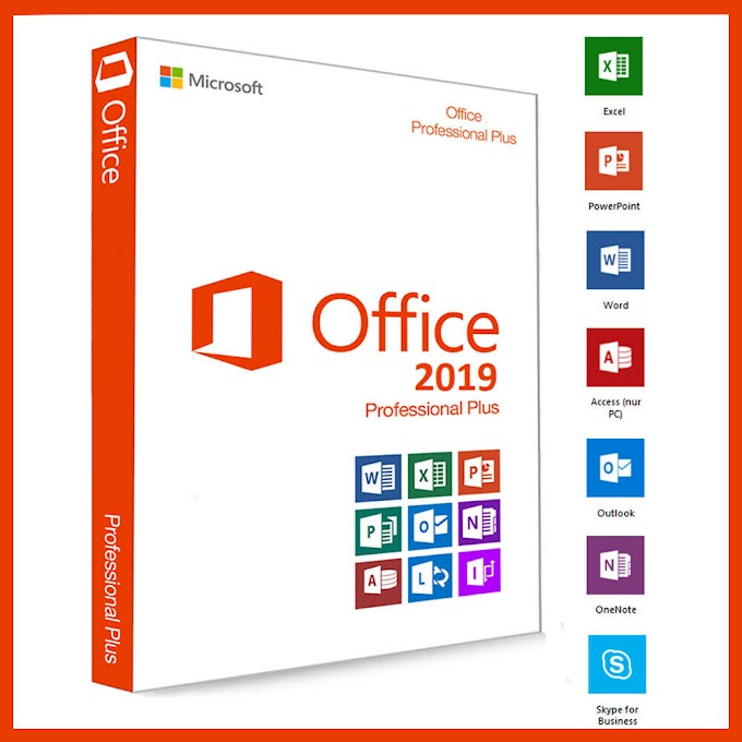 Microsoft Office 2019 Pro Professional🔥 Plus Vollversion🔥Software🔥 Lisens-Key PP