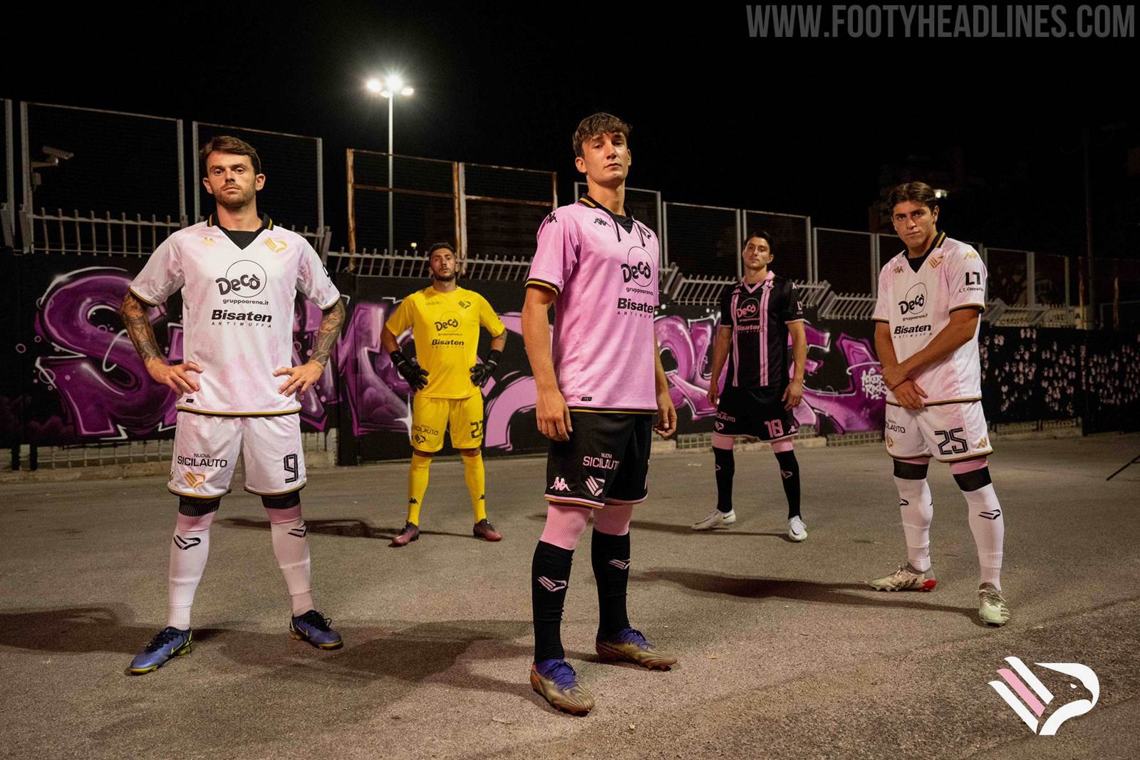 Palermo 22-23 Home, Away & Third Kits Revealed - Footy Headlines