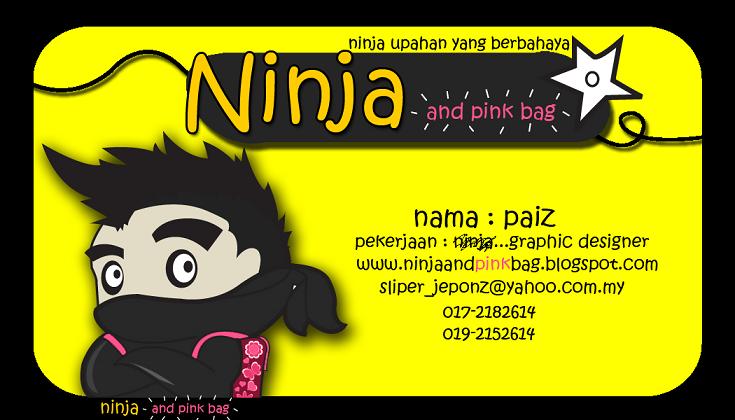 Ninja And Pink Bag