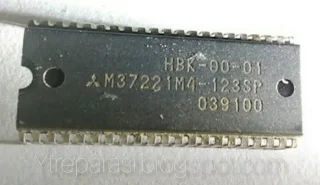 Data Pin dan Tegangan IC HBK-00-01 M37221M4-123SP