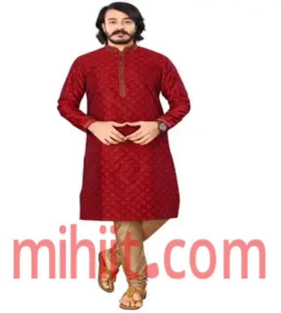 সিম্পল কালারের মধ্যে কিছু পাঞ্জাবির ডিজাইন