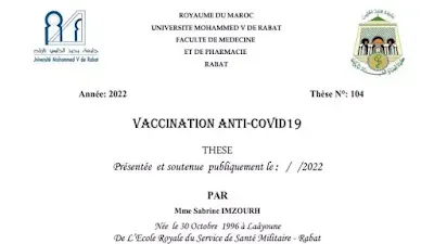 thèse Vaccination Anti-COVID19