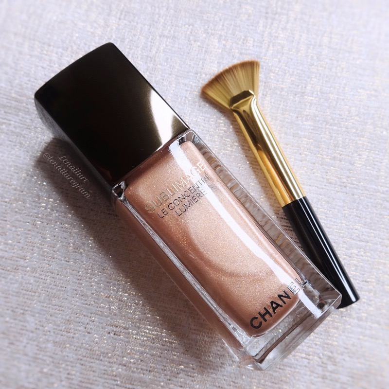 Chanel Sublimage Le Concentre de Lumiere swatch comparison